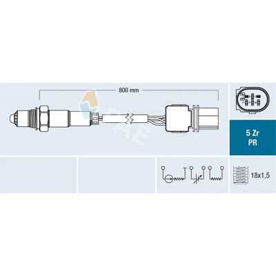 FAE Model 75051 Oxygen Sensor - Lambda Sensor for VW, Audi, Seat, Porsche, Benz FAE Model 75051 Oxygen Sensor - Lambda Sensor for VW, Audi, Seat, Porsche, Benz