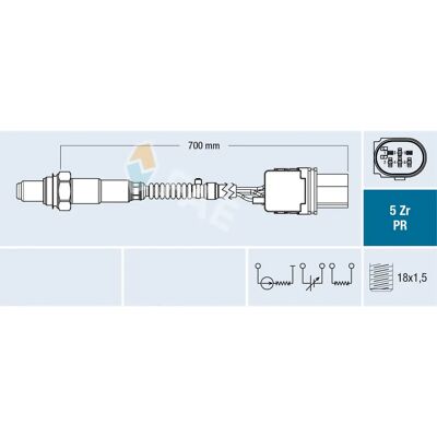 FAE 75127 Αισθητήρας οξυγόνου για Audi, VW, Fiat, Seat, Alfa Romeo - Ανταλλακτικό κινητήρα FAE 75127 Αισθητήρας οξυγόνου για Audi, VW, Fiat, Seat, Alfa Romeo - Ανταλλακτικό κινητήρα