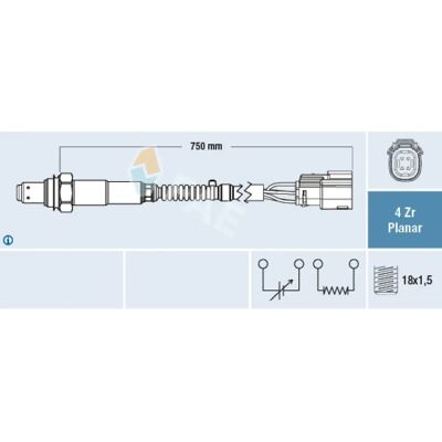 FAE 77650 Lambda Sensor - OEM Ford parts FAE 77650 Lambda Sensor - OEM Ford parts