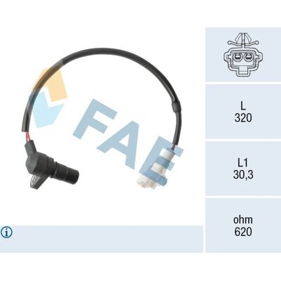 Senzor de viteză/rotire FAE 79526 pentru Toyota Yaris Senzor de viteză/rotire FAE 79526 pentru Toyota Yaris