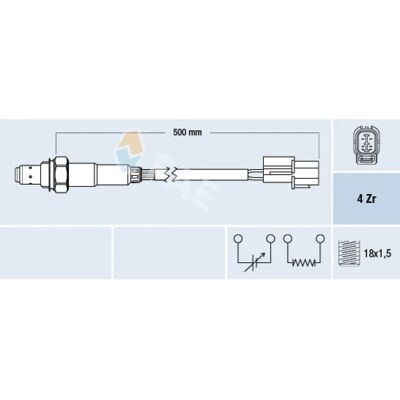 Senzor de oxigen FAE 77785 pentru Honda - Senzor lambda Senzor de oxigen FAE 77785 pentru Honda - Senzor lambda