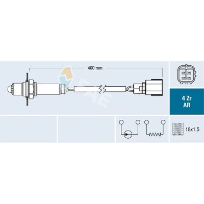 Sensor de oxigênio FAE 75662 - Subaru XV I Sensor de oxigênio FAE 75662 - Subaru XV I