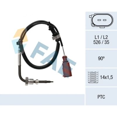 FAE 68021 Temperatursensor for udgasser - Før partikelfilter FAE 68021 Temperatursensor for udgasser - Før partikelfilter