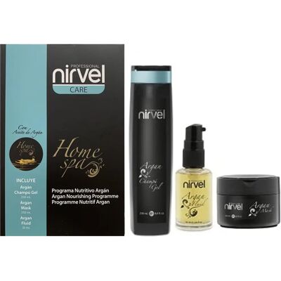 Conjunto de Cosméticos Unissex Nirvel - Óleo de Argan - Cuidados Capilares - 3 pcs Conjunto de Cosméticos Unissex Nirvel - Óleo de Argan - Cuidados Capilares - 3 pcs