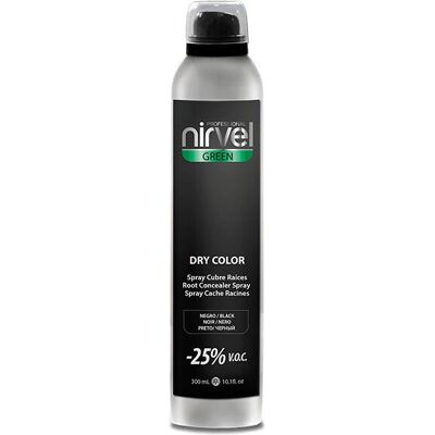 Spray Correcteur de Cheveux Gris et Noirs Green Dry Color Nirvel - Spray Coloration/Correcteur - Publicité Spray Correcteur de Cheveux Gris et Noirs Green Dry Color Nirvel - Spray Coloration/Correcteur - Publicité