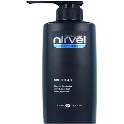 Gel de coiffure Nirvel Styling Wet 500 ml - Gel de coiffage - Publicité Gel de coiffure Nirvel Styling Wet 500 ml - Gel de coiffage - Publicité
