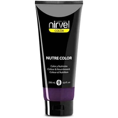 Teinture Temporaire Nutre Color Aubergine Nirvel - 200ml - Publicité Teinture Temporaire Nutre Color Aubergine Nirvel - 200ml - Publicité