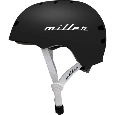 Casque Miller Pro-Helmet Noir - Casque - Publicité Casque Miller Pro-Helmet Noir - Casque - Publicité