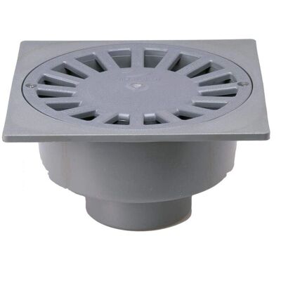 Ehlis Modello - Lavello di drenaggio in PVC - 25x25cm, uscita da 110mm - Drainage Sink Ehlis Modello - Lavello di drenaggio in PVC - 25x25cm, uscita da 110mm - Drainage Sink