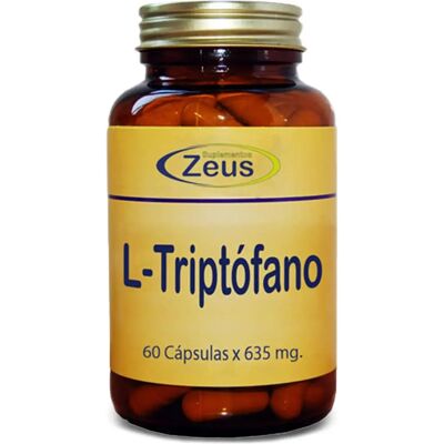 Zeus L-Triptófano 60 cápsulas - Suplemento alimenticio Zeus L-Triptófano 60 cápsulas - Suplemento alimenticio