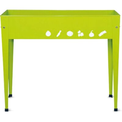 Herstera Garden Urban Stahl Pflanzgefäß - 80L, Grün, 100x40x84cm Herstera Garden Urban Stahl Pflanzgefäß - 80L, Grün, 100x40x84cm