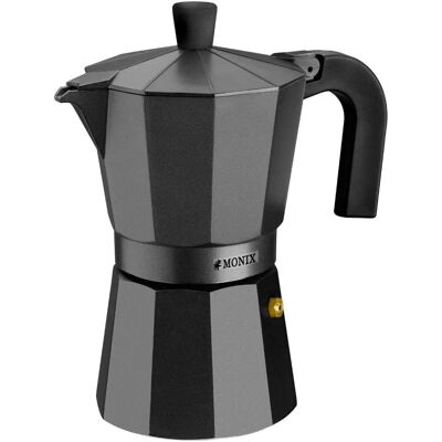 Monix Braisogona_m640009 - Zwart - Italian Coffee Pot Monix Braisogona_m640009 - Zwart - Italian Coffee Pot