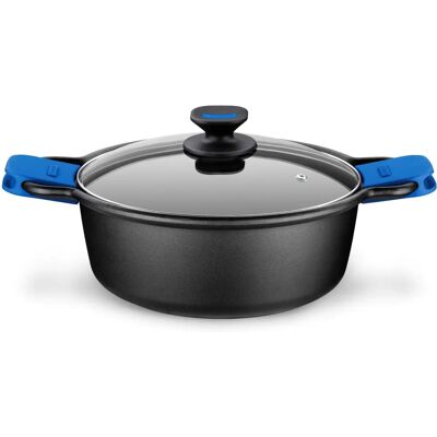 Monix Gjutaluminium såskastrull - 24cm - Svart - Induktion Monix Gjutaluminium såskastrull - 24cm - Svart - Induktion