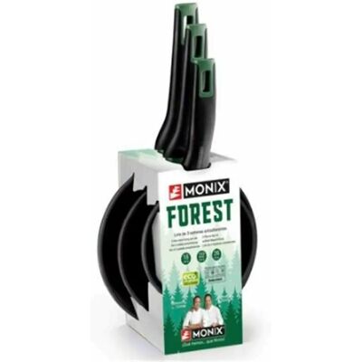 Monix FOREST Pfannenset - Antihaft, 3 Größen Monix FOREST Pfannenset - Antihaft, 3 Größen