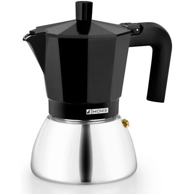 Monix M863009 - Svart - Moka-kanna Monix M863009 - Svart - Moka-kanna
