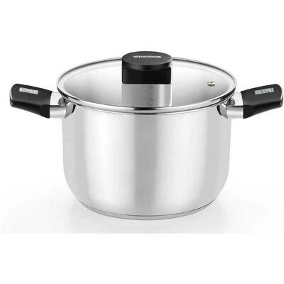 Monix M240224 Panela de Aço Inoxidável - 24cm, 6,5L - Panela Sopa Monix M240224 Panela de Aço Inoxidável - 24cm, 6,5L - Panela Sopa