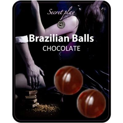 Secret Play 2 Bolas Brasileñas - Chocolate - Masaje y Sensualidad Secret Play 2 Bolas Brasileñas - Chocolate - Masaje y Sensualidad