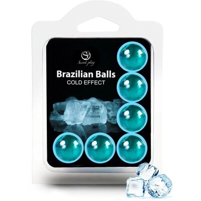 Secret Play Set di 6 Sfere Brasiliane - Effetto freddo - Sfere massaggianti Secret Play Set di 6 Sfere Brasiliane - Effetto freddo - Sfere massaggianti