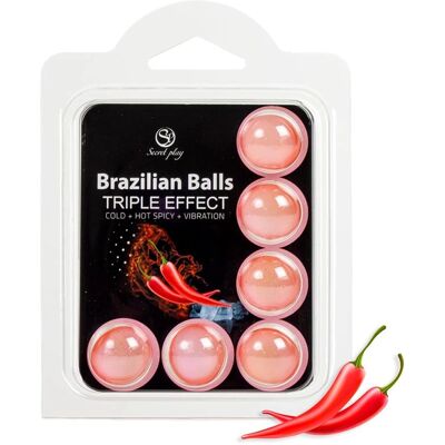Secret Play 6 Balls Set Triple Effect Massage Oil Secret Play 6 Balls Set Triple Effect Massage Oil