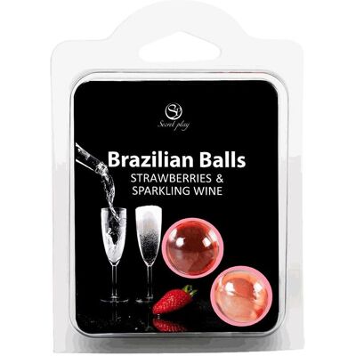 Huile de corps Secret Play Brazilian - Fraise et Vin Pétillant Huile de corps Secret Play Brazilian - Fraise et Vin Pétillant