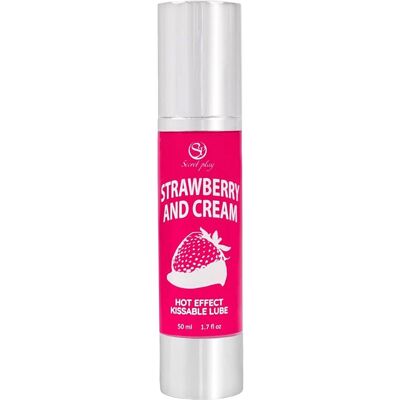 Secret play Hot Effect Eper ízű Gel - 50 ml - Személyes síkosító Secret play Hot Effect Eper ízű Gel - 50 ml - Személyes síkosító