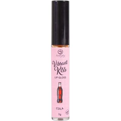Secret Play Vibrant Love Cola Lip Gloss - 7ml - Vibrating, Moisturizing, Unisex Secret Play Vibrant Love Cola Lip Gloss - 7ml - Vibrating, Moisturizing, Unisex