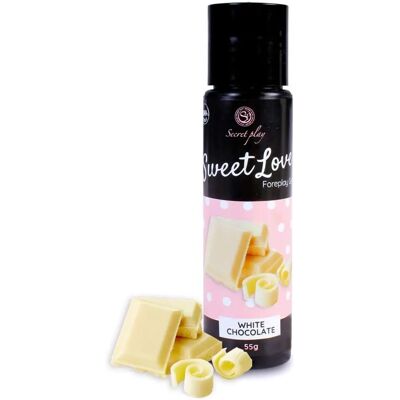 Étel szexuális síkosító Fehér Csokoládé Secret Play - 60ml Étel szexuális síkosító Fehér Csokoládé Secret Play - 60ml