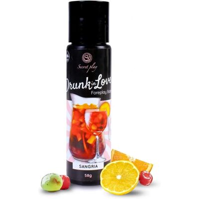 Secret Play Sangria - Lubrifiant Comestible - 60ml - Publicité Secret Play Sangria - Lubrifiant Comestible - 60ml - Publicité