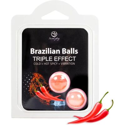 Secret Play Brasilianische 2-Ball-Set Dreifache Wirkung - Massageöl Secret Play Brasilianische 2-Ball-Set Dreifache Wirkung - Massageöl