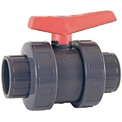 Vanne à boule PVC Cepex - 63mm, PN 16, Piscine - Publicité Vanne à boule PVC Cepex - 63mm, PN 16, Piscine - Publicité