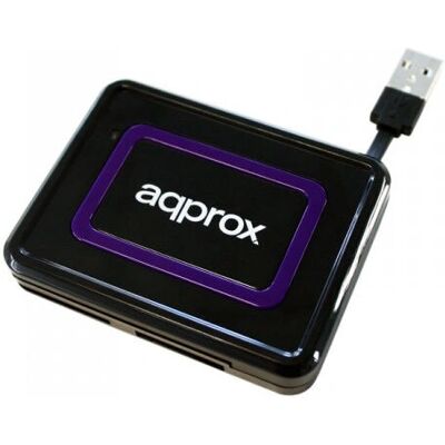Lecteur de Cartes Approx appCRDNIB - USB 2.0, Noir - Publicité Lecteur de Cartes Approx appCRDNIB - USB 2.0, Noir - Publicité