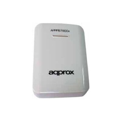 Power Bank Approx 7800mAh Biały USB Micro-USB Kompakt Power Bank Approx 7800mAh Biały USB Micro-USB Kompakt