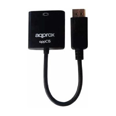 Approx appC15 - DisplayPort zu VGA Adapter - Schwarz Approx appC15 - DisplayPort zu VGA Adapter - Schwarz