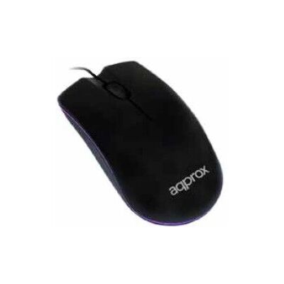 Approx - APPOMNBP - Nero/Viola - 800 DPI - USB - Mouse Approx - APPOMNBP - Nero/Viola - 800 DPI - USB - Mouse