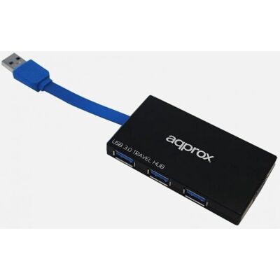 APPROX - APPHT5B - Nero - 4-Port - USB hub APPROX - APPHT5B - Nero - 4-Port - USB hub