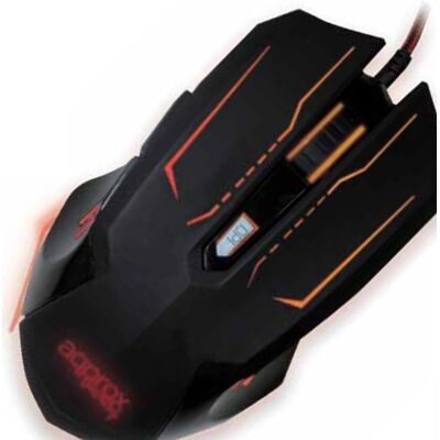 Ratón Gaming Approx Phantom - 2400 DPI RGB Ambidiestro Ratón Gaming Approx Phantom - 2400 DPI RGB Ambidiestro