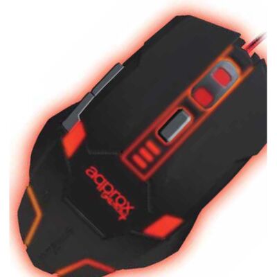 Approx - appWARII - Negro - 2400 DPI - Mouse Approx - appWARII - Negro - 2400 DPI - Mouse