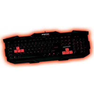 Teclado gaming Approx appWRATH - Negro y Rojo - QWERTY - Cable 140cm Teclado gaming Approx appWRATH - Negro y Rojo - QWERTY - Cable 140cm