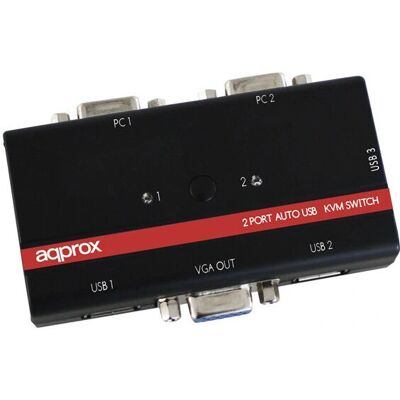 Interruttore KVM USB/Audio Approx - KVM 2P USB+audio Interruttore KVM USB/Audio Approx - KVM 2P USB+audio