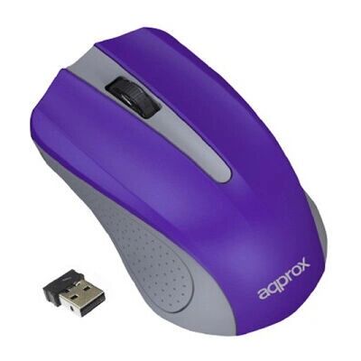Mouse Approx APPWMLITExV2 - Wireless Ottico - 1200 DPI - Blu Mouse Approx APPWMLITExV2 - Wireless Ottico - 1200 DPI - Blu