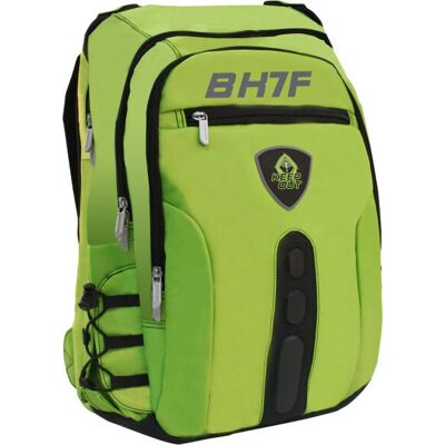 Mochila KeepOut BK7F - Unisex, 15,6 pulgadas, Negro y Verde Mochila KeepOut BK7F - Unisex, 15,6 pulgadas, Negro y Verde