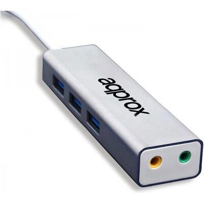 Carte Son Externe USB 3.0 5.1 Canaux Approx - Publicité Carte Son Externe USB 3.0 5.1 Canaux Approx - Publicité