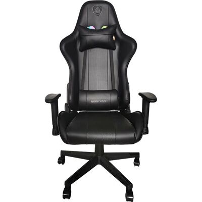 KeepOut XSRGB-RACING Gaming-Stuhl - Gepolsterter Sitz, LED RGB, Schwarz KeepOut XSRGB-RACING Gaming-Stuhl - Gepolsterter Sitz, LED RGB, Schwarz