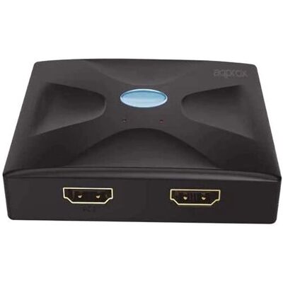 Interruttore HDMI Approx 2 Porte - Nero - 4K 30Hz Interruttore HDMI Approx 2 Porte - Nero - 4K 30Hz