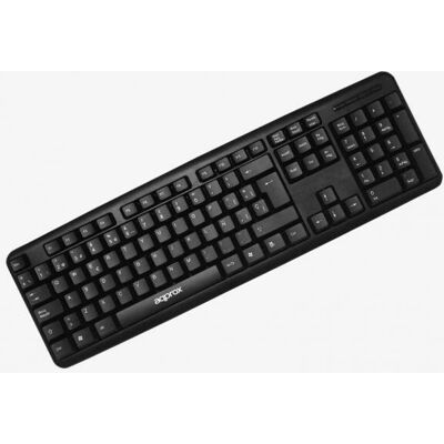 Teclado Approx APPMX220 - USB 2.0, Español, Negro Teclado Approx APPMX220 - USB 2.0, Español, Negro