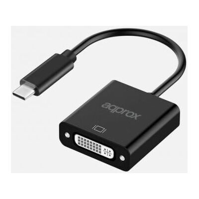 Adaptador USB-C a DVI de Apple - 0,13m - Negro Adaptador USB-C a DVI de Apple - 0,13m - Negro