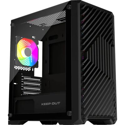 Case KeepOut XC-220 MicroATX in Vetro - ARGB, 4 Ventole Case KeepOut XC-220 MicroATX in Vetro - ARGB, 4 Ventole