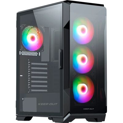 KeepOut XC-901 PRO Case per Computer Nero KeepOut XC-901 PRO Case per Computer Nero
