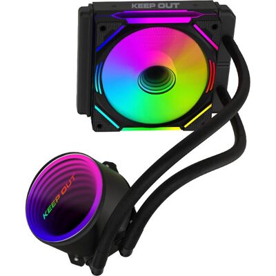 KeepOut XWC-120 Sistema di raffreddamento per PC - Liquido tutto-in-uno, 120mm, Nero KeepOut XWC-120 Sistema di raffreddamento per PC - Liquido tutto-in-uno, 120mm, Nero