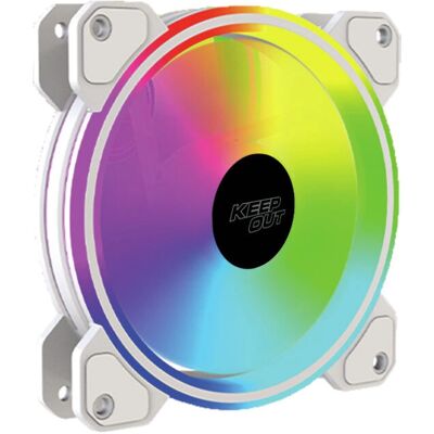 KeepOut XFC-120DRW Weiß 12cm CPU-Lüfter ARGB - Computersystemkühlung KeepOut XFC-120DRW Weiß 12cm CPU-Lüfter ARGB - Computersystemkühlung
